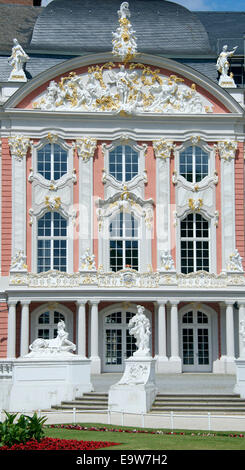 Rococo facade Kurfürstliches Palais Trier Upper Mosel Valley Germany Stock Photo