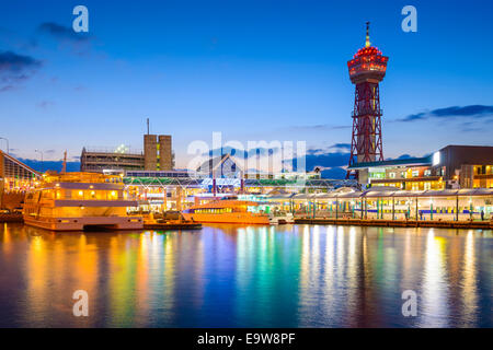 Fukuoka, Japan waterfront Cityscape. Stock Photo