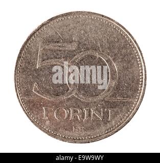 Hungarian Coin Stock Photo