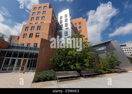 The Ray and Maria Stata Center or Building 32,  designed by Frank Gehry, Cambridge, Massachusetts. Stock Photo