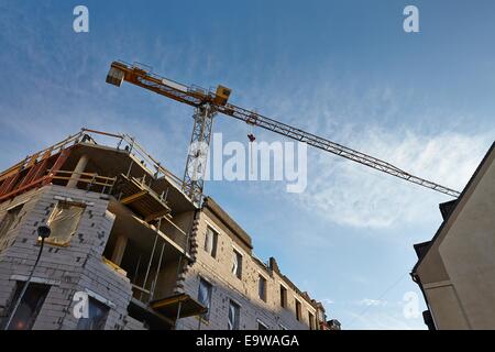 Construction Cranes Stock Photo