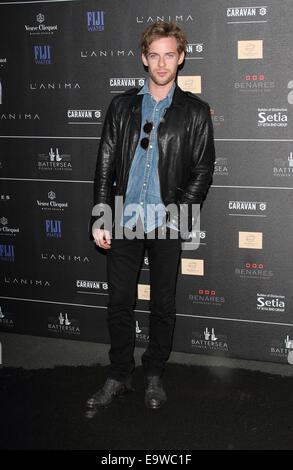 Battersea Power Station Inaugural Annual Party at Battersea Power Station, London  Featuring: Luke Treadaway Where: London, United Kingdom When: 30 Apr 2014 Stock Photo