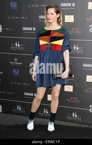 Battersea Power Station Inaugural Annual Party at Battersea Power Station, London  Featuring: Sienna Guillory Where: London, United Kingdom When: 30 Apr 2014 Stock Photo