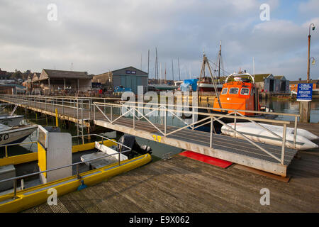 Americas Cup Three Gates pontoon Medina Boat Yard South Boats, old GBR Challenge Yard, Cowes, Isle of Wight, England, UK, Stock Photo