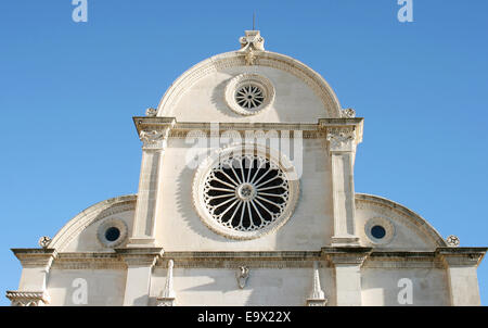 (FILE) - An archive picture, dated 17 October 2013, shows a view of the Saint Jacobs cathedral in Sibenik, Croatia. The cathedral is a listed UNESCO World Heritage. Photo: Hauke Schroeder/dpa - NO WIRE SERVICE - Stock Photo