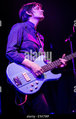 Milan Italy. 02th November 2014. The American musician THURSTON MOORE and his Band performs live at the music club Alcatraz during 'The Best Day Tour 2014' Stock Photo