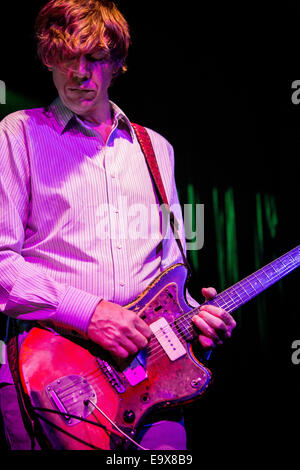 Milan Italy. 02th November 2014. The American musician THURSTON MOORE and his Band performs live at the music club Alcatraz during 'The Best Day Tour 2014' Stock Photo
