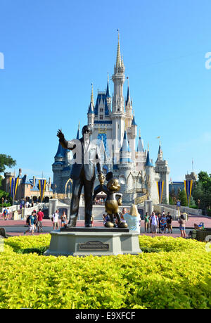 Cinderella Castle at Disney's Magic Kingdom, Orlando, Florida. Stock Photo