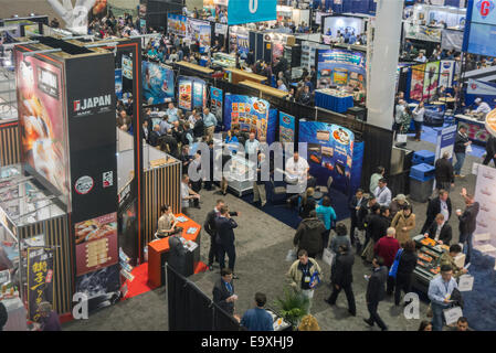 seafood wholesale expo show in Boston MA Stock Photo