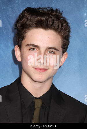 Actor Timothee Chalamet attends the premiere of