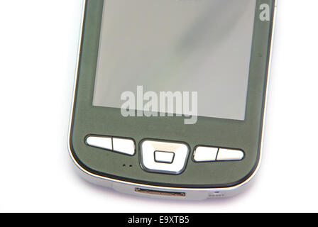 Pocket PC device isolated on a white background. Stock Photo