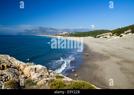 Patara Beach near Kalkan, Lycian Coast, near Kas, Turkey, Asia. Stock Photo