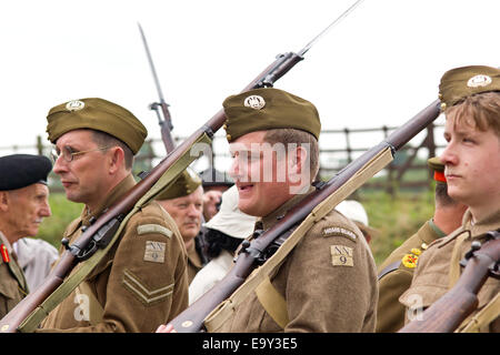 1940s Wartime Weekend on the Great Central Railway Stock Photo