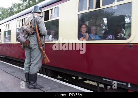 1940s Wartime Weekend on the Great Central Railway Stock Photo