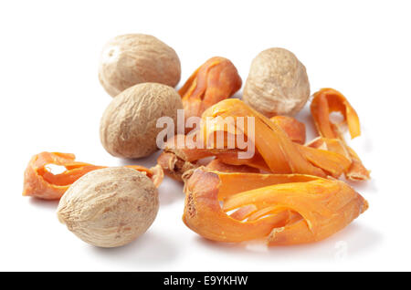 Mace and Nutmeg Stock Photo