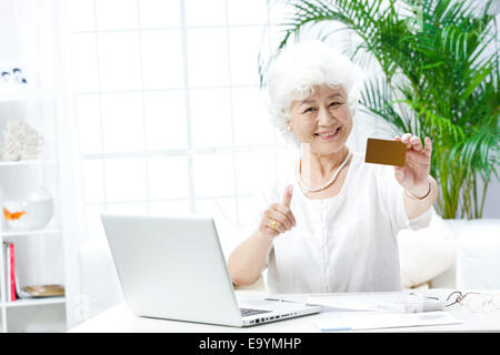 Portrait of senior woman Stock Photo