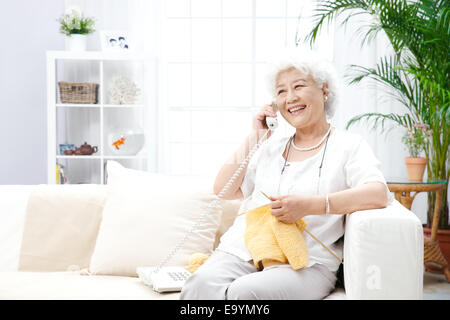 Portrait of senior woman Stock Photo