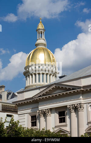 New Jersey State House capitol building is located in the city of Trenton, NJ, USA. Stock Photo