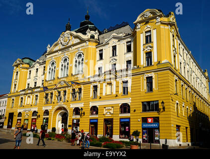 Pecs Hungary Baranya county South Transdanubia. Town Hall - Varoshaza Stock Photo