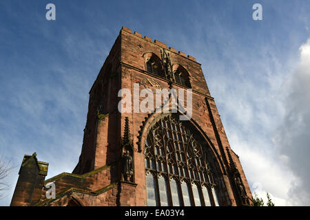 The Abbey Church in Shrewsbury Stock Photo