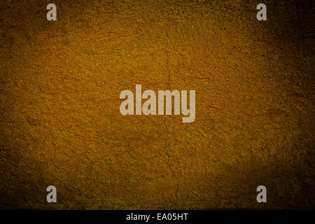 texture of orange color gravel concrete wall Stock Photo