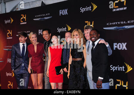 24  LIVE ANOTHER DAY Premiere  Featuring: Guest Where: NY, New York, United States When: 03 May 2014 Stock Photo