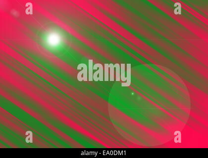Christmas red and green abstract background Stock Photo