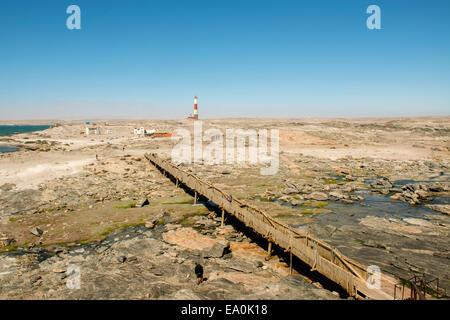 Diaz Point on the Atlantic coast near Luderitz, Namibia, Africa Stock Photo