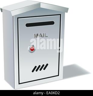 Vector metal mailbox Stock Vector Image & Art - Alamy