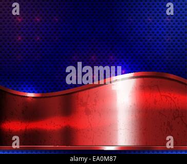 vector grunge metal background with copy space, eps10 file, transparency and blend modes used Stock Vector