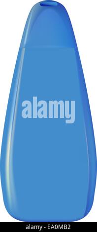 blank shampoo bottle isolated on white background Stock Vector Image ...