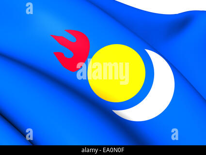 Inner Mongolian People's Party Flag Stock Photo