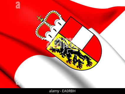 Flag Of Salzburg Land Stock Photo - Alamy