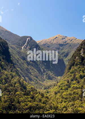 Fjord of Doubtful Sound in New Zealand Stock Photo