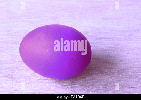 Violet Easter egg Stock Photo