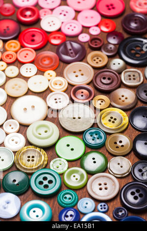 Colorful buttons as a rainbow background for design Stock Photo