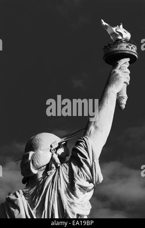 The Statue of Liberty against the sky Stock Photo