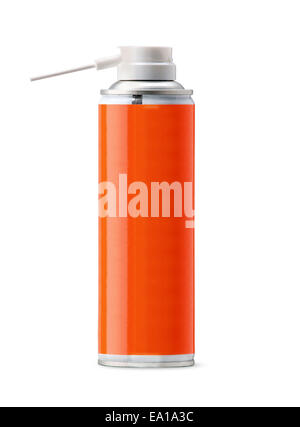 Aluminum spray can Stock Photo