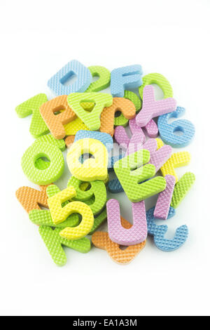 colorful alphabet letters Stock Photo