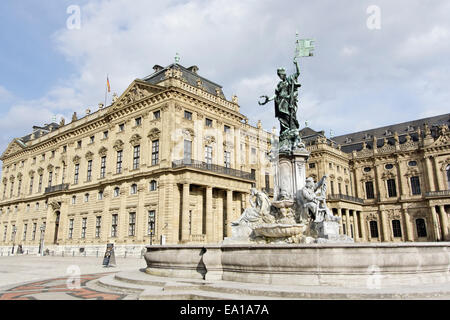 Palace of the Prince Bishops, Wurzburg, Germany Stock Photo