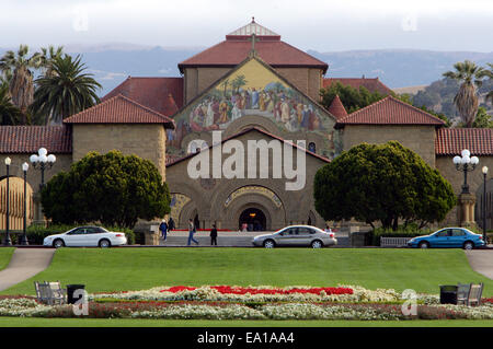 Main entrance of Stanford University in Palo Alto, California, USA Stock Photo