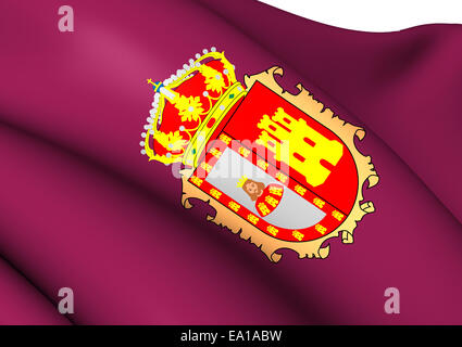 Flag of Burgos Province Stock Photo