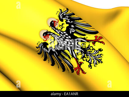 Flag of Holy Roman Empire (1400-1806). Close Up Stock Photo - Alamy