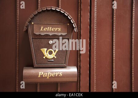 New and beautiful mail box Stock Photo