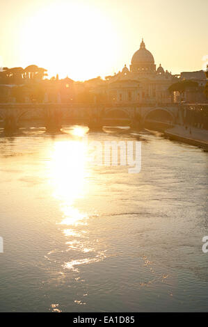 St. Peter's cathedral  in Rome Stock Photo