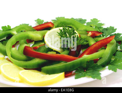 Assorted fruits and vegetables Stock Photo