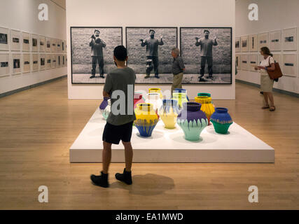 Ai Weiwei show at the Brooklyn Museum of art Stock Photo