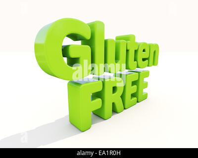 3d Gluten Free Stock Photo