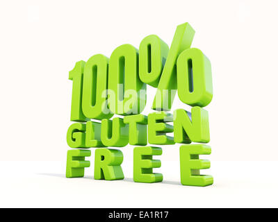 3d Gluten Free Stock Photo