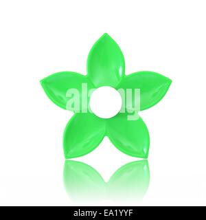 Ceramic Flower Decorations Stock Photo